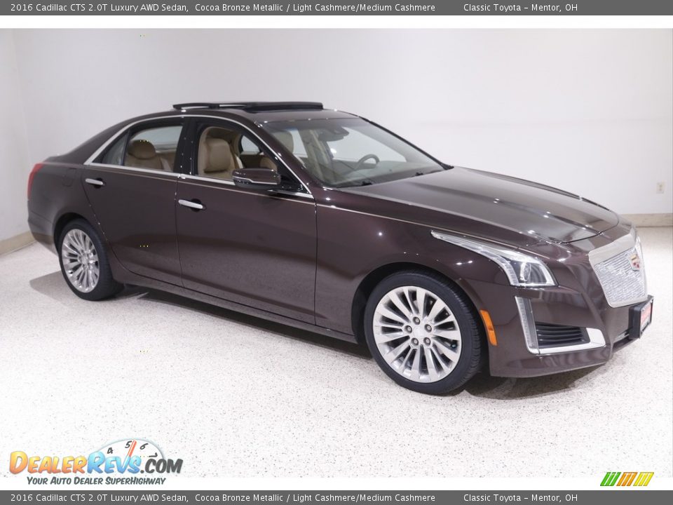 2016 Cadillac CTS 2.0T Luxury AWD Sedan Cocoa Bronze Metallic / Light Cashmere/Medium Cashmere Photo #1