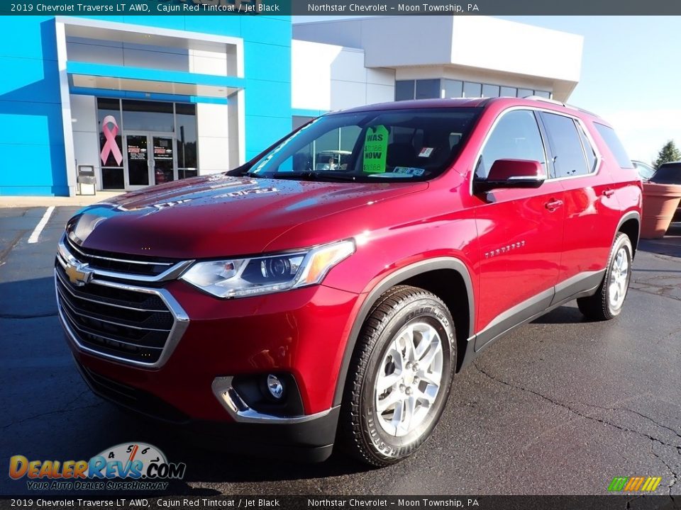 2019 Chevrolet Traverse LT AWD Cajun Red Tintcoat / Jet Black Photo #2