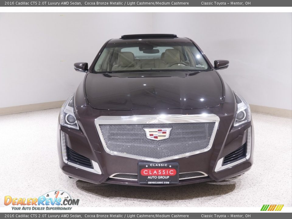 2016 Cadillac CTS 2.0T Luxury AWD Sedan Cocoa Bronze Metallic / Light Cashmere/Medium Cashmere Photo #2