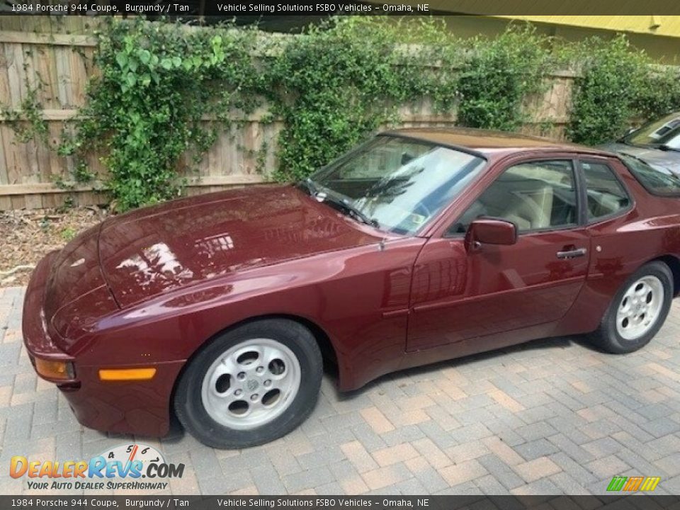 1984 Porsche 944 Coupe Burgundy / Tan Photo #1