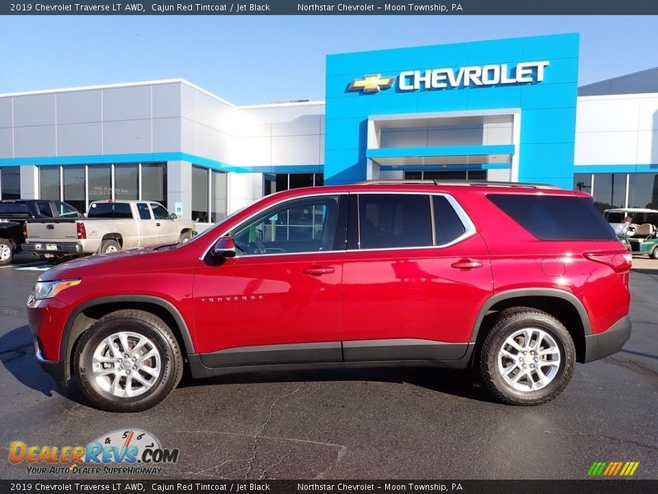 2019 Chevrolet Traverse LT AWD Cajun Red Tintcoat / Jet Black Photo #3