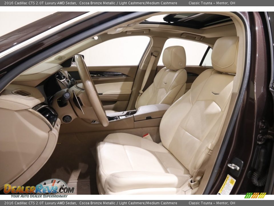 2016 Cadillac CTS 2.0T Luxury AWD Sedan Cocoa Bronze Metallic / Light Cashmere/Medium Cashmere Photo #5