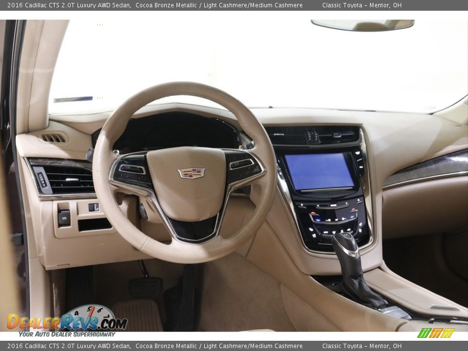 2016 Cadillac CTS 2.0T Luxury AWD Sedan Cocoa Bronze Metallic / Light Cashmere/Medium Cashmere Photo #6