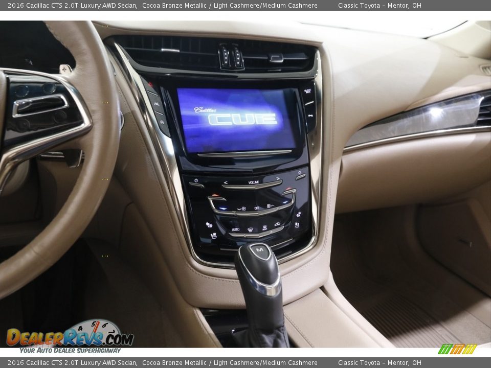 2016 Cadillac CTS 2.0T Luxury AWD Sedan Cocoa Bronze Metallic / Light Cashmere/Medium Cashmere Photo #9