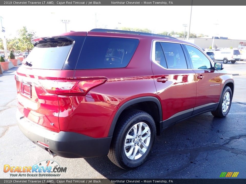 2019 Chevrolet Traverse LT AWD Cajun Red Tintcoat / Jet Black Photo #9