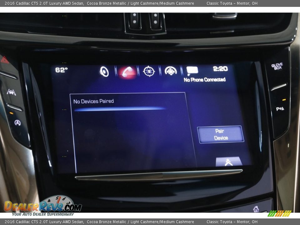 2016 Cadillac CTS 2.0T Luxury AWD Sedan Cocoa Bronze Metallic / Light Cashmere/Medium Cashmere Photo #11