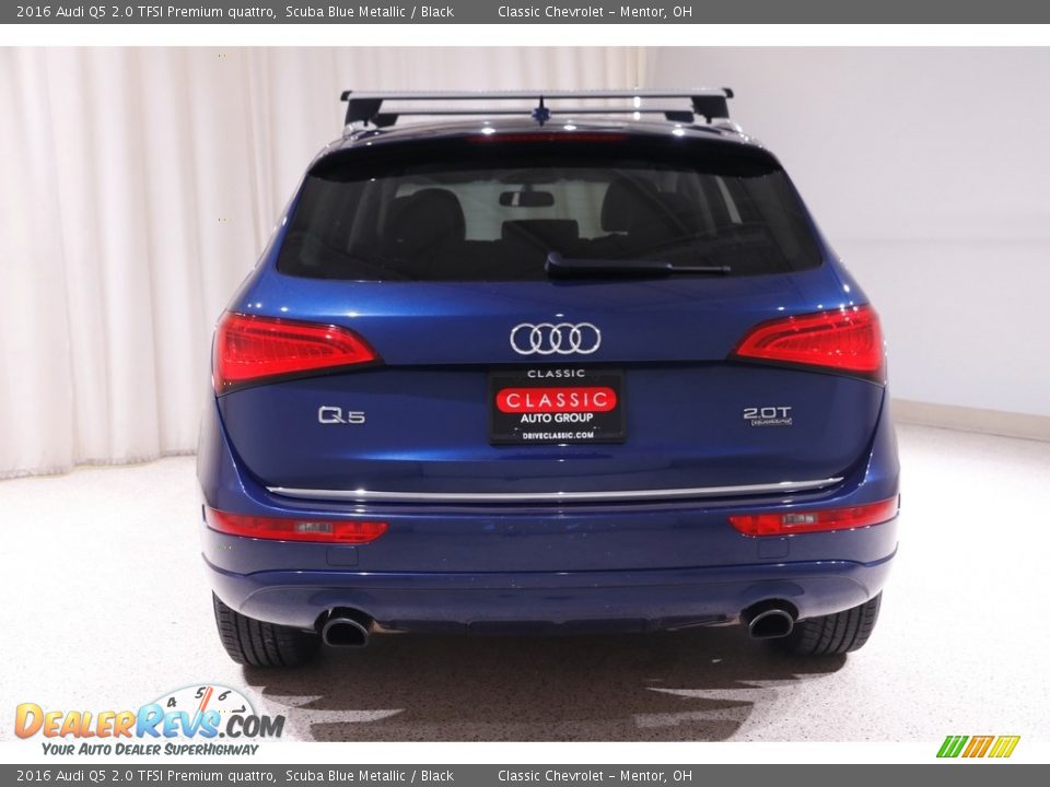 2016 Audi Q5 2.0 TFSI Premium quattro Scuba Blue Metallic / Black Photo #19