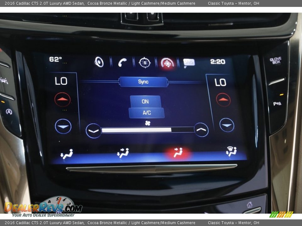 2016 Cadillac CTS 2.0T Luxury AWD Sedan Cocoa Bronze Metallic / Light Cashmere/Medium Cashmere Photo #13