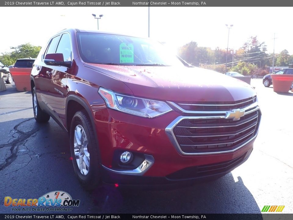 2019 Chevrolet Traverse LT AWD Cajun Red Tintcoat / Jet Black Photo #12