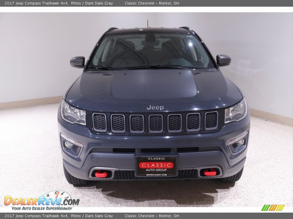 2017 Jeep Compass Trailhawk 4x4 Rhino / Dark Slate Gray Photo #2