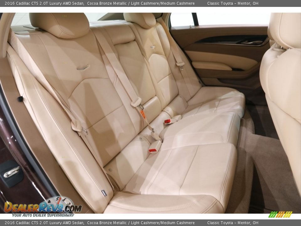2016 Cadillac CTS 2.0T Luxury AWD Sedan Cocoa Bronze Metallic / Light Cashmere/Medium Cashmere Photo #17