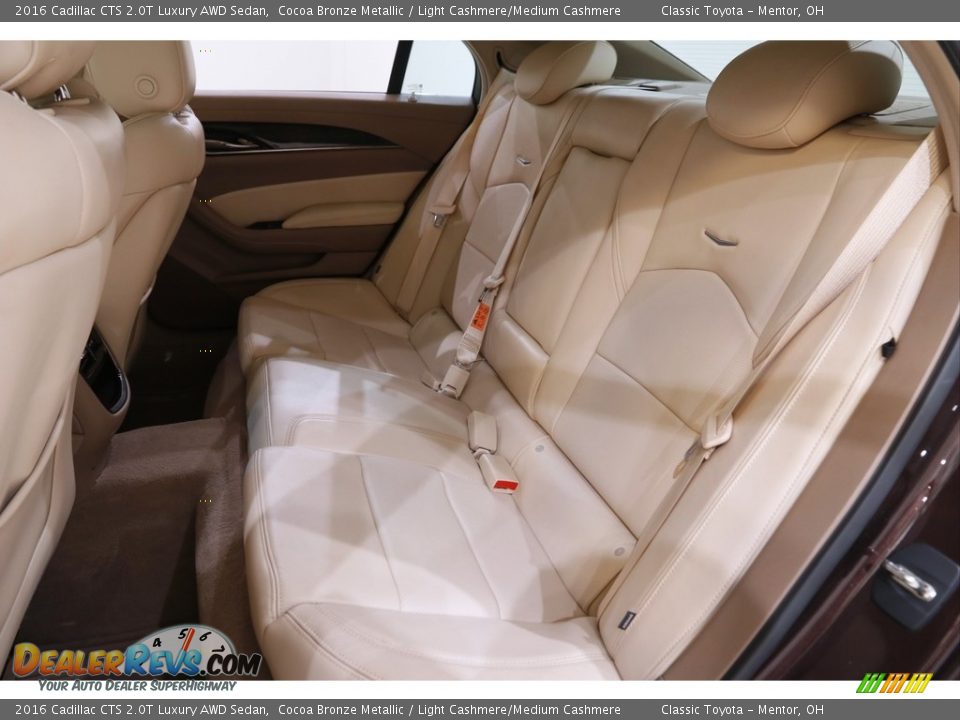 2016 Cadillac CTS 2.0T Luxury AWD Sedan Cocoa Bronze Metallic / Light Cashmere/Medium Cashmere Photo #18
