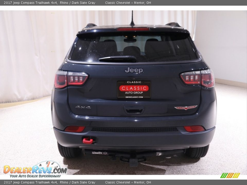 2017 Jeep Compass Trailhawk 4x4 Rhino / Dark Slate Gray Photo #19