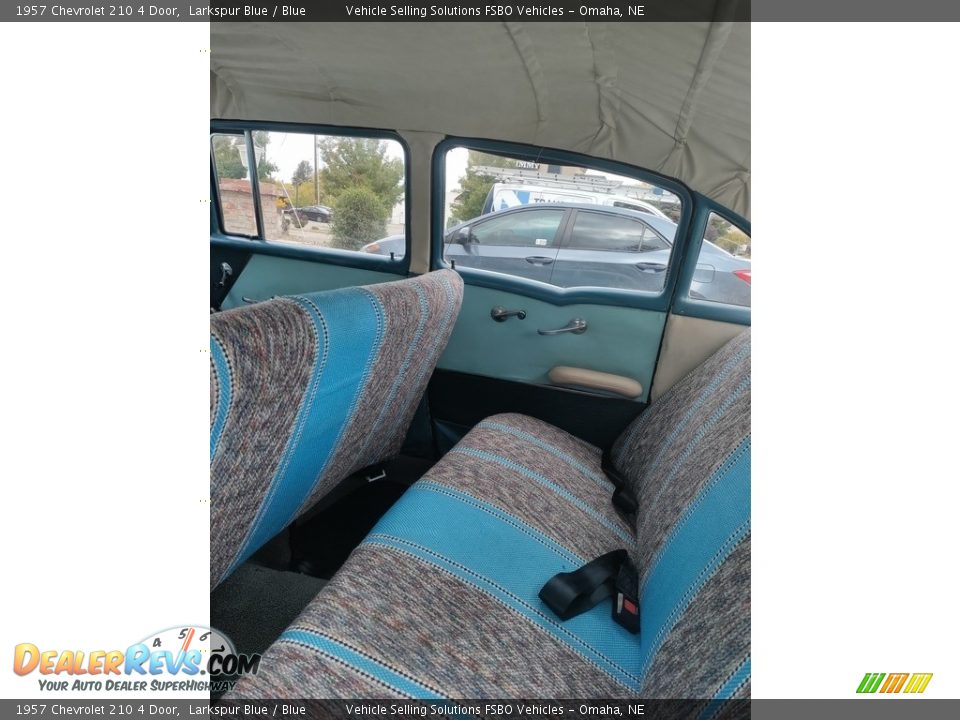 1957 Chevrolet 210 4 Door Larkspur Blue / Blue Photo #5