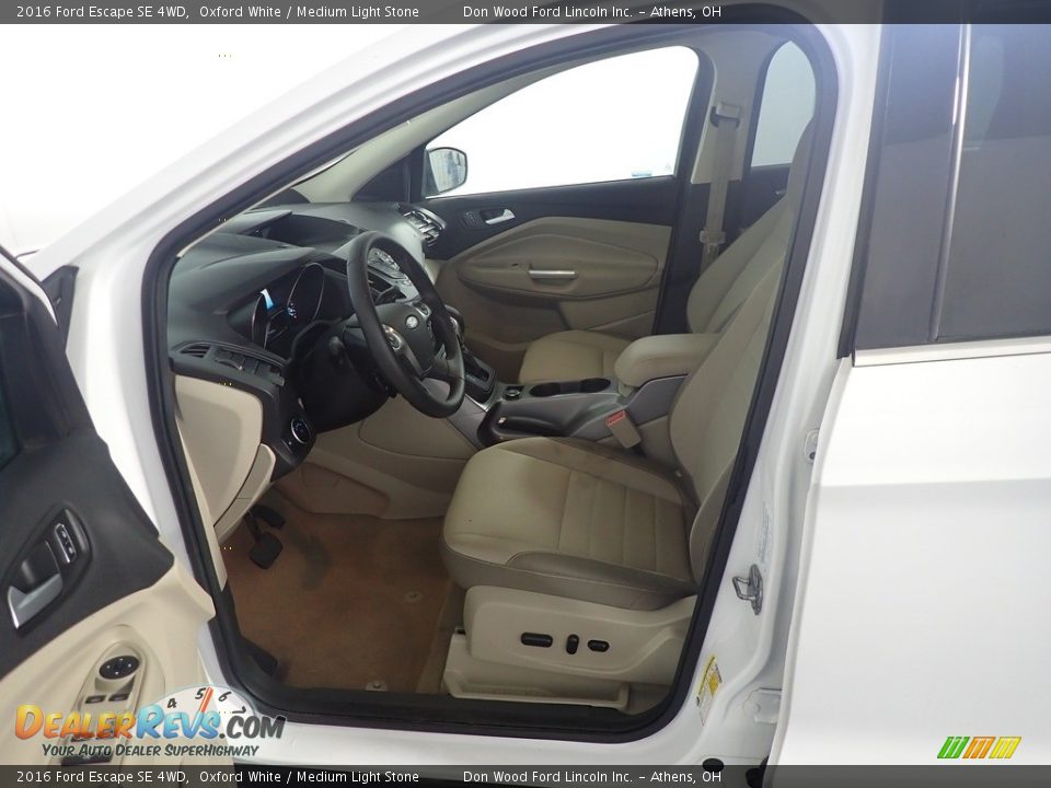 2016 Ford Escape SE 4WD Oxford White / Medium Light Stone Photo #23