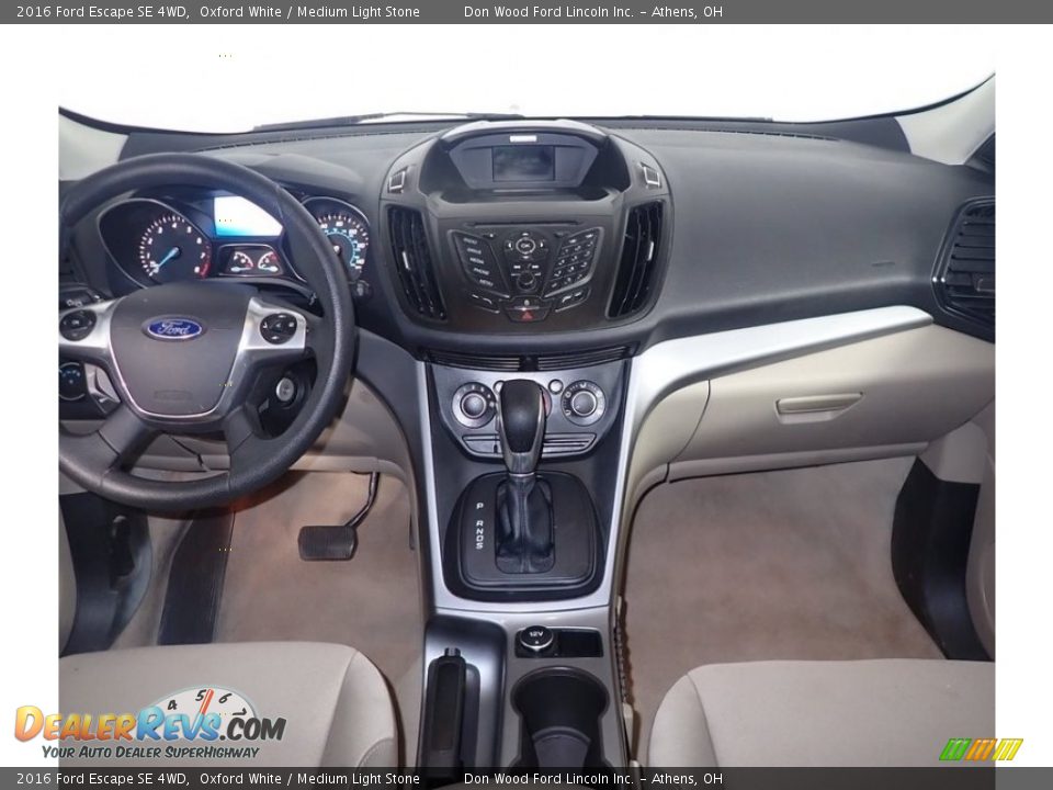 2016 Ford Escape SE 4WD Oxford White / Medium Light Stone Photo #26