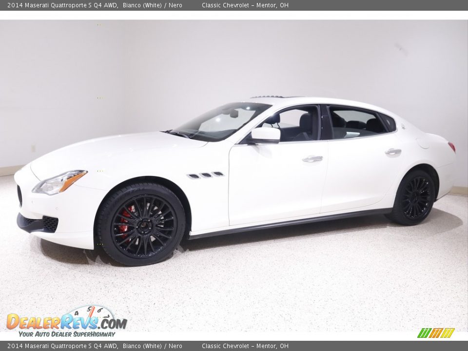 2014 Maserati Quattroporte S Q4 AWD Bianco (White) / Nero Photo #3