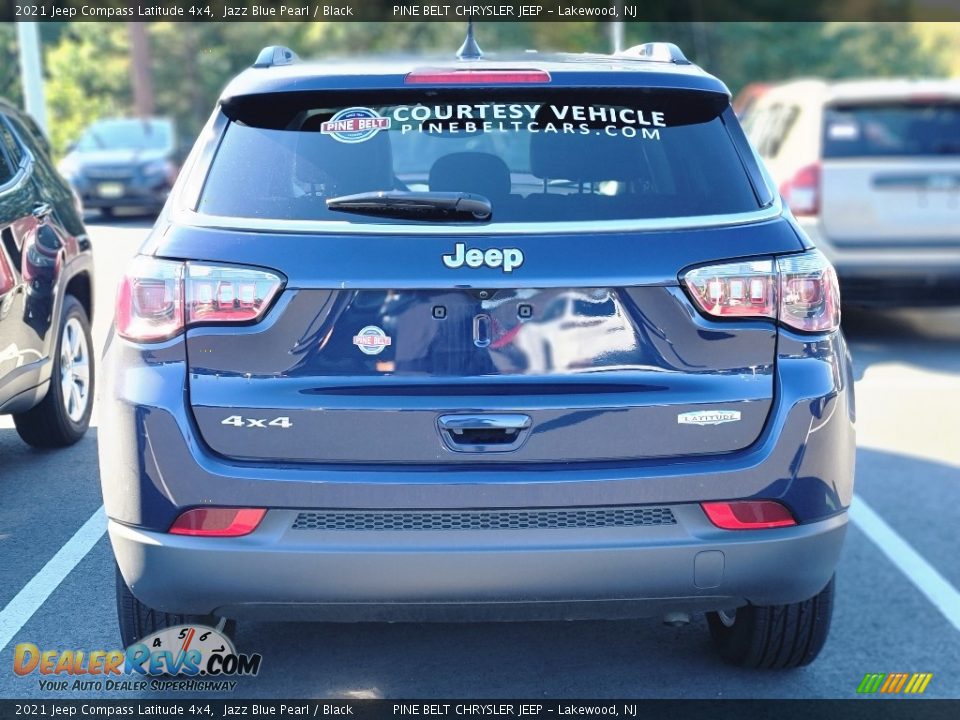 2021 Jeep Compass Latitude 4x4 Jazz Blue Pearl / Black Photo #3