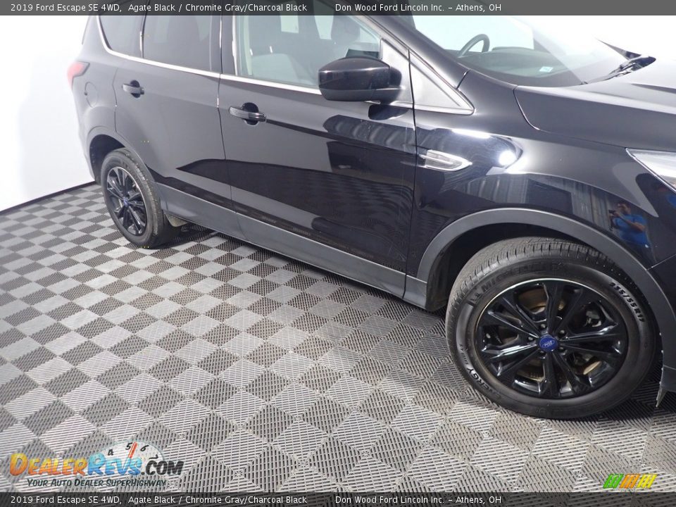 2019 Ford Escape SE 4WD Agate Black / Chromite Gray/Charcoal Black Photo #4