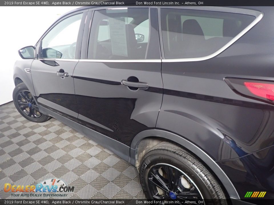 2019 Ford Escape SE 4WD Agate Black / Chromite Gray/Charcoal Black Photo #18