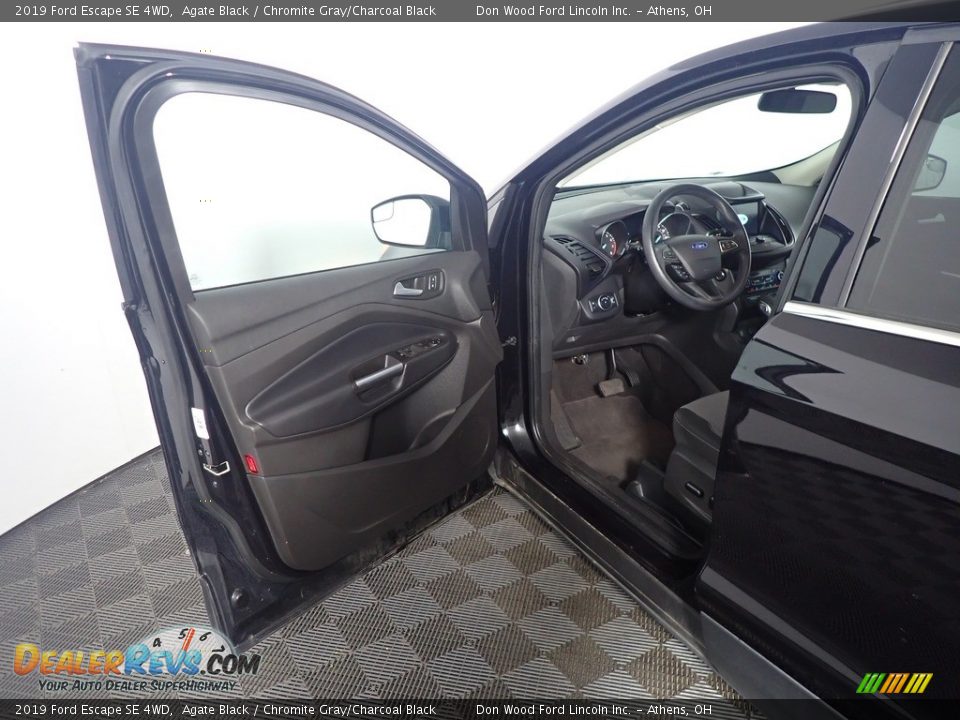 2019 Ford Escape SE 4WD Agate Black / Chromite Gray/Charcoal Black Photo #21