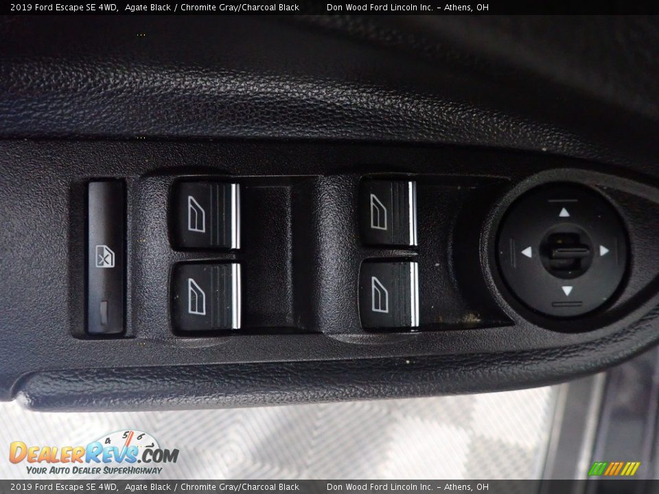 2019 Ford Escape SE 4WD Agate Black / Chromite Gray/Charcoal Black Photo #22