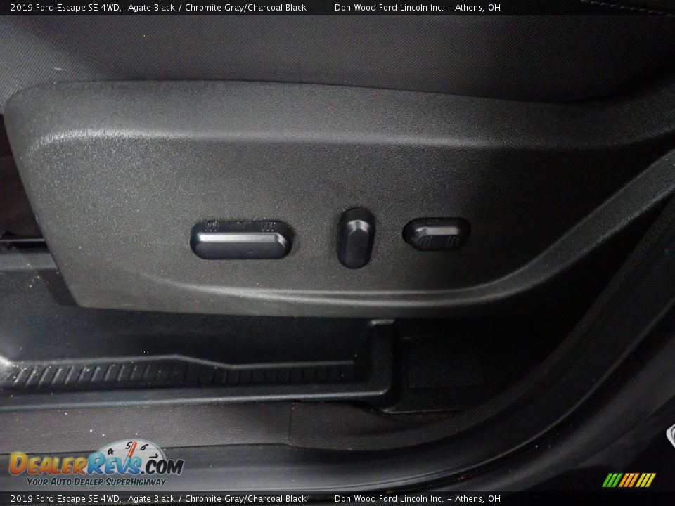 2019 Ford Escape SE 4WD Agate Black / Chromite Gray/Charcoal Black Photo #24