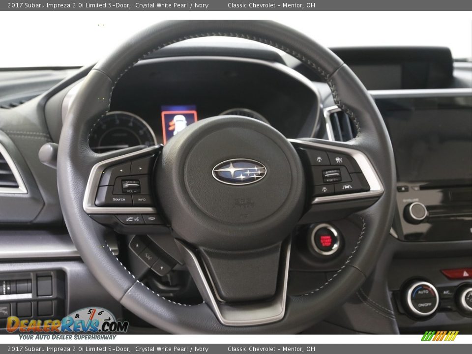2017 Subaru Impreza 2.0i Limited 5-Door Steering Wheel Photo #7
