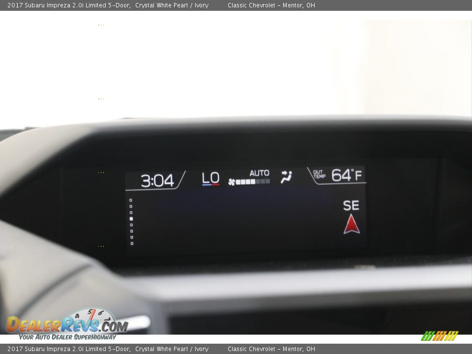 Controls of 2017 Subaru Impreza 2.0i Limited 5-Door Photo #13