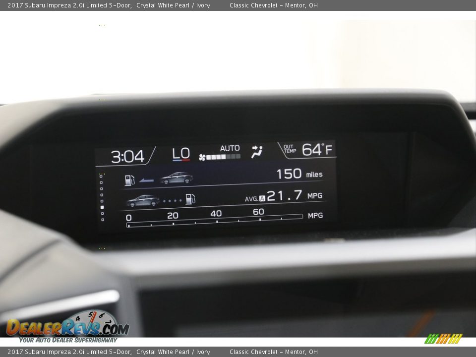 Controls of 2017 Subaru Impreza 2.0i Limited 5-Door Photo #15
