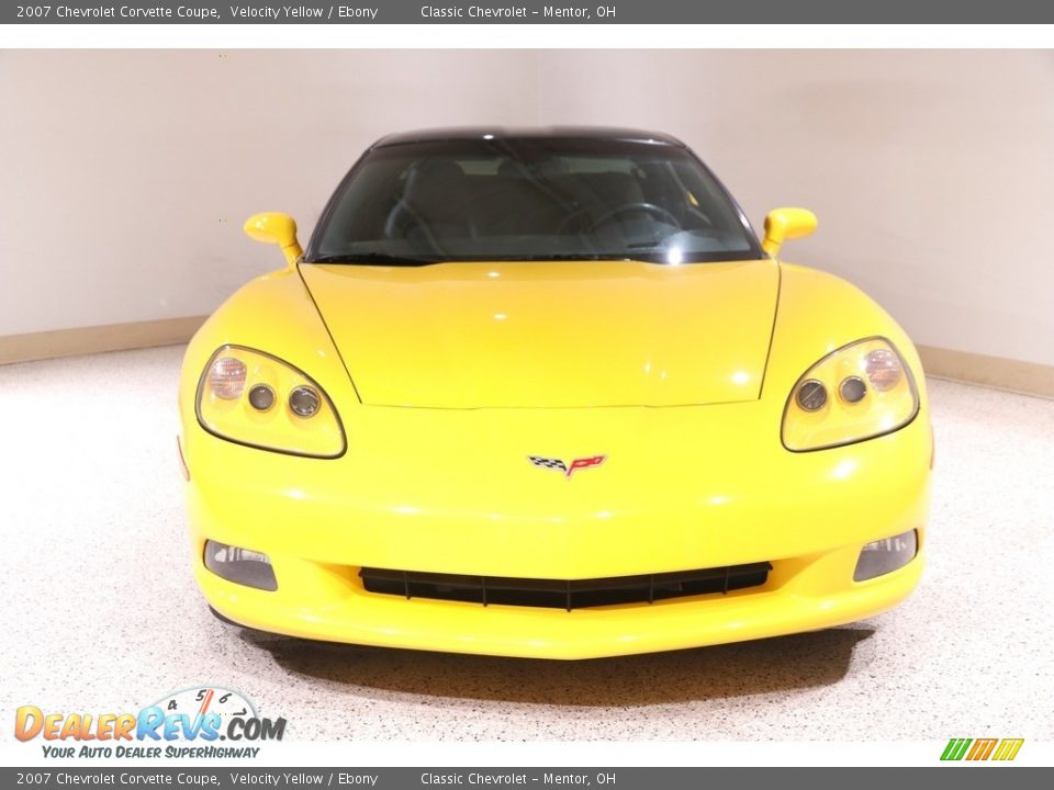 2007 Chevrolet Corvette Coupe Velocity Yellow / Ebony Photo #2