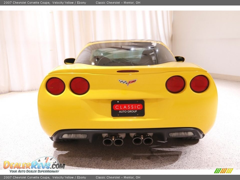 2007 Chevrolet Corvette Coupe Velocity Yellow / Ebony Photo #19