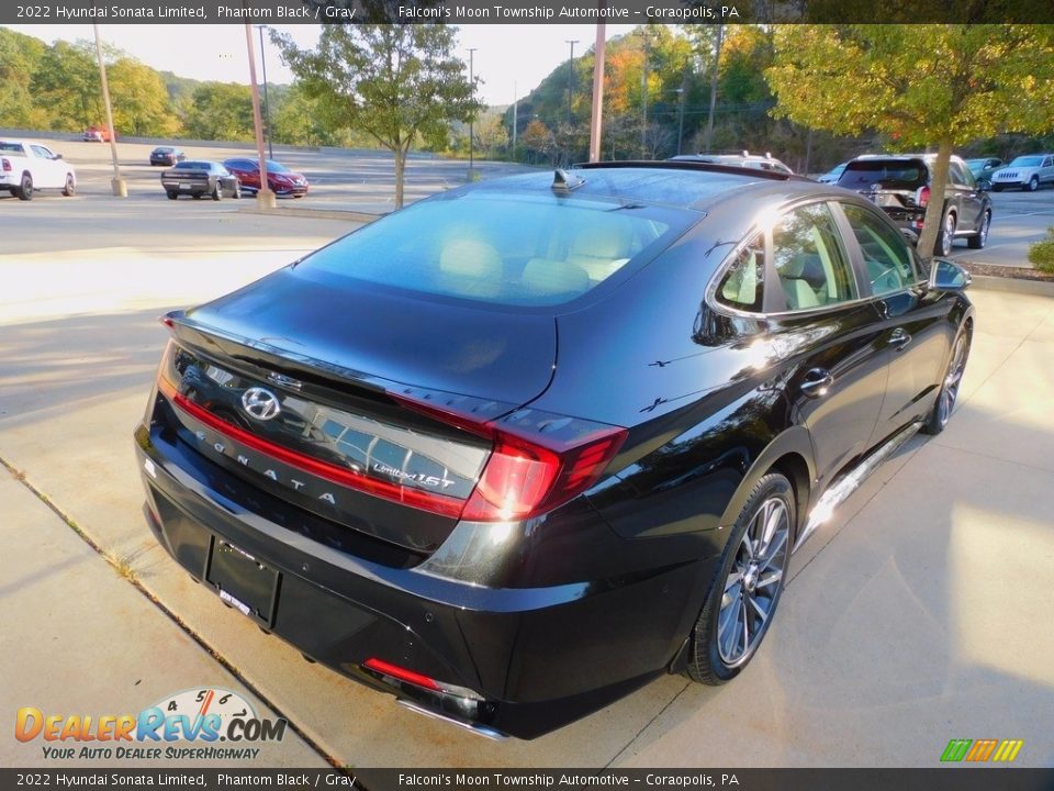 2022 Hyundai Sonata Limited Phantom Black / Gray Photo #2