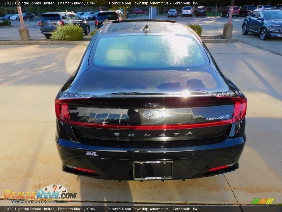 2022 Hyundai Sonata Limited Phantom Black / Gray Photo #3