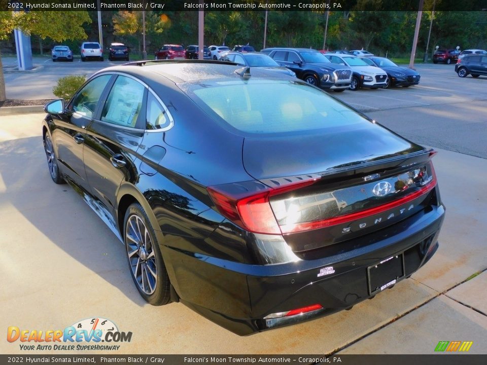 2022 Hyundai Sonata Limited Phantom Black / Gray Photo #5