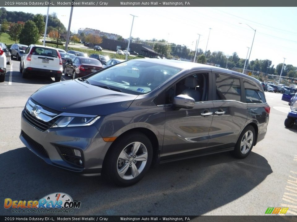 2019 Honda Odyssey EX-L Modern Steel Metallic / Gray Photo #6