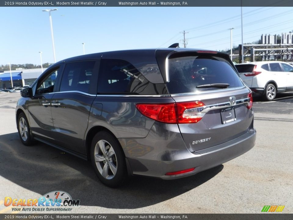 2019 Honda Odyssey EX-L Modern Steel Metallic / Gray Photo #8