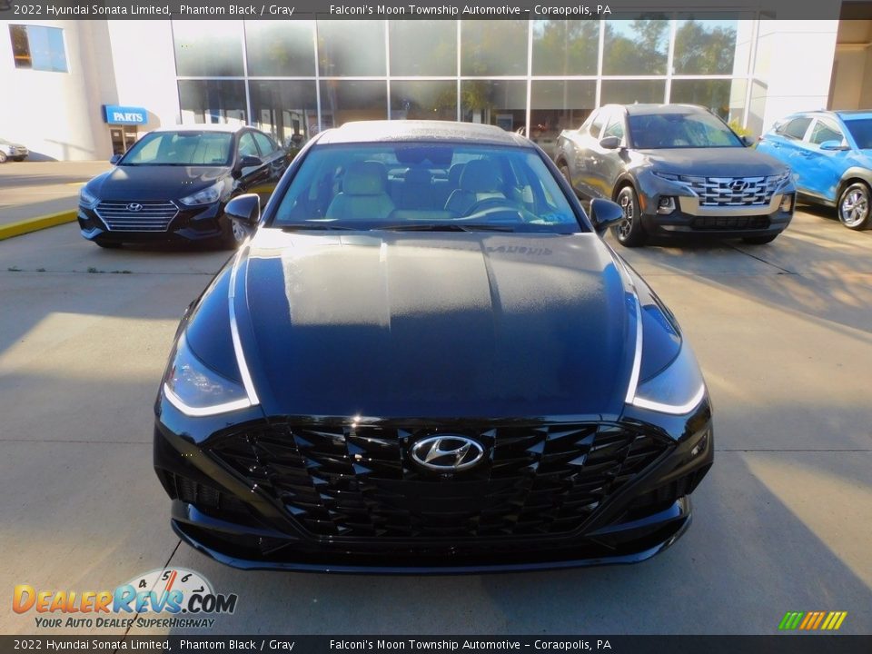 2022 Hyundai Sonata Limited Phantom Black / Gray Photo #8