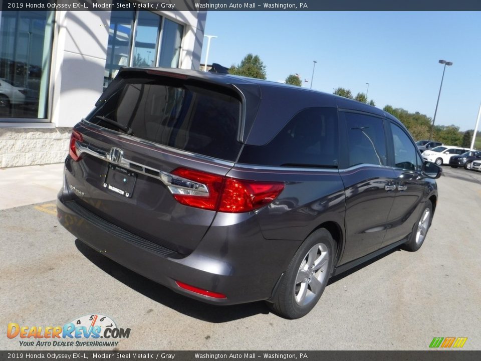 2019 Honda Odyssey EX-L Modern Steel Metallic / Gray Photo #10