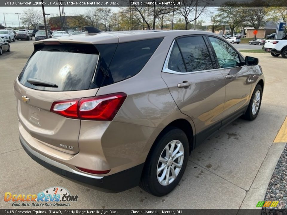 2018 Chevrolet Equinox LT AWD Sandy Ridge Metallic / Jet Black Photo #2