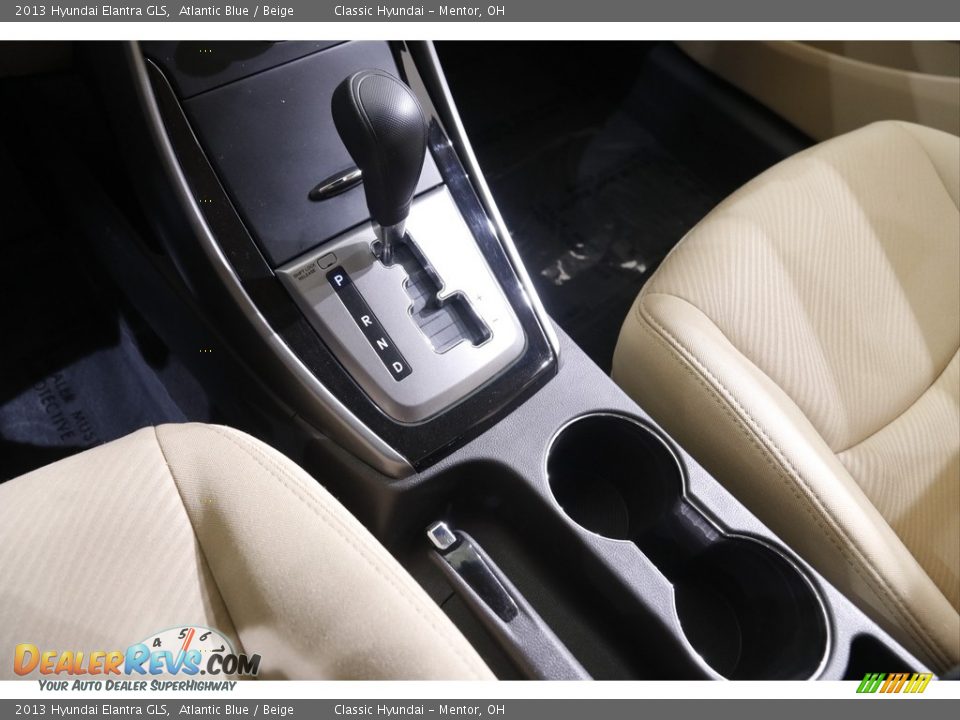 2013 Hyundai Elantra GLS Atlantic Blue / Beige Photo #11