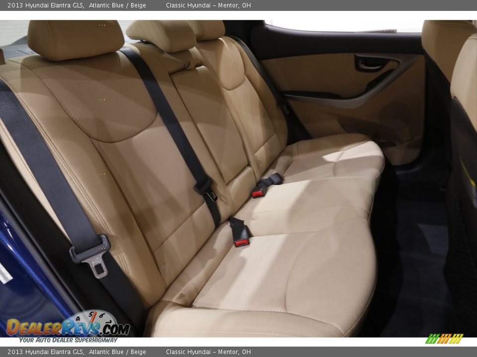 2013 Hyundai Elantra GLS Atlantic Blue / Beige Photo #14