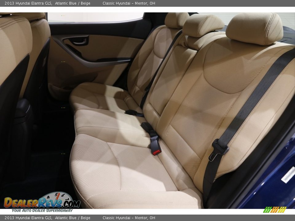 2013 Hyundai Elantra GLS Atlantic Blue / Beige Photo #15