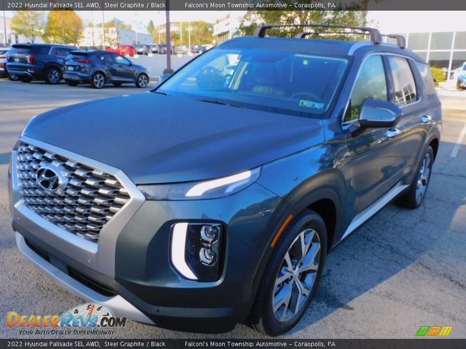 2022 Hyundai Palisade SEL AWD Steel Graphite / Black Photo #7