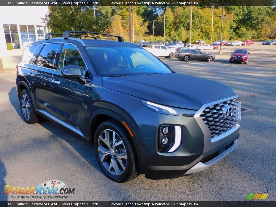 2022 Hyundai Palisade SEL AWD Steel Graphite / Black Photo #9