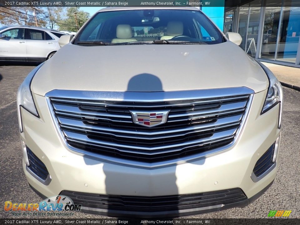 2017 Cadillac XT5 Luxury AWD Silver Coast Metallic / Sahara Beige Photo #9