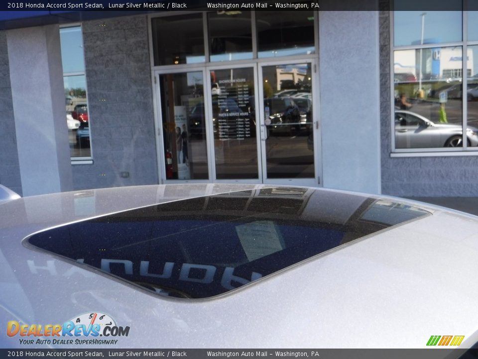 2018 Honda Accord Sport Sedan Lunar Silver Metallic / Black Photo #3