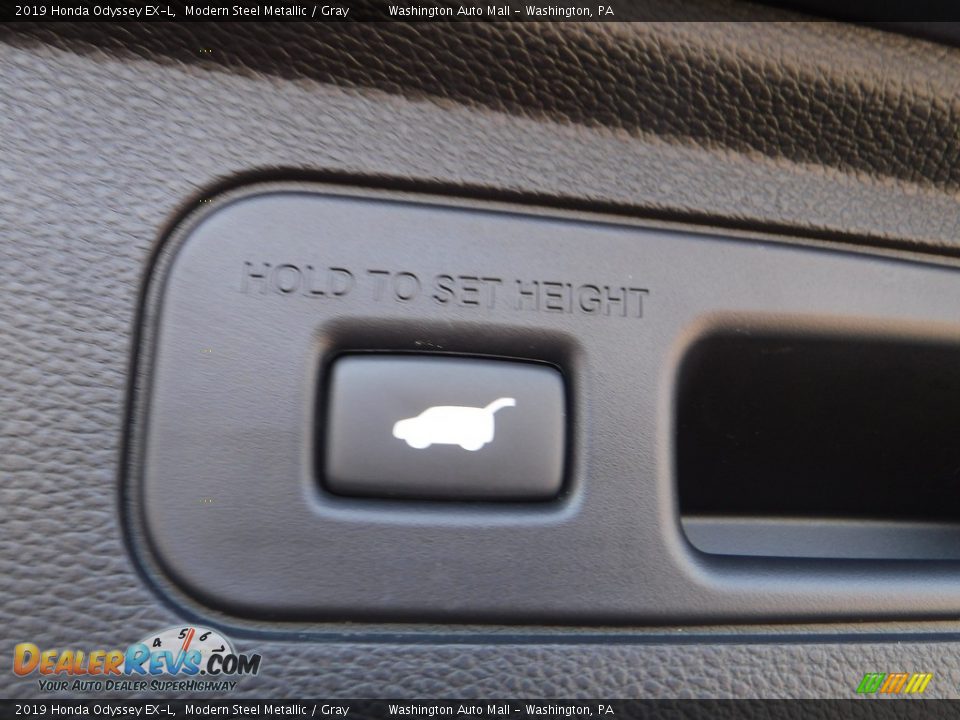 2019 Honda Odyssey EX-L Modern Steel Metallic / Gray Photo #36