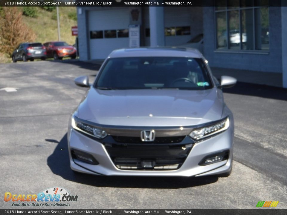 2018 Honda Accord Sport Sedan Lunar Silver Metallic / Black Photo #5