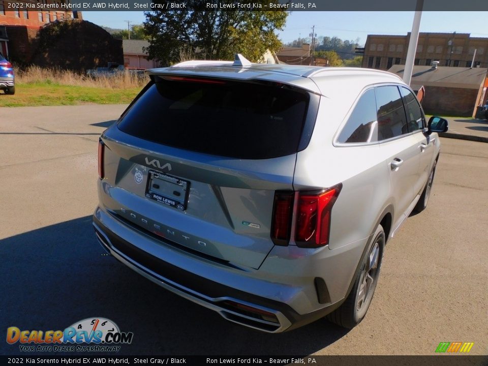 2022 Kia Sorento Hybrid EX AWD Hybrid Steel Gray / Black Photo #2
